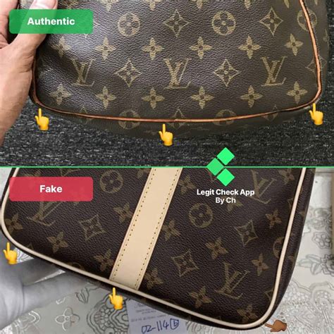 fake louis vuitton real brass|Louis Vuitton bag real or real.